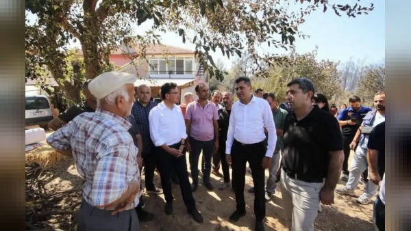Kast’taki yangının ardından yaraları sarma çalışmaları başladı