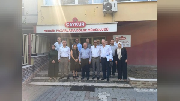 ÇAYKUR Genel Müdürü Yusuf Ziya Alim, Mersin’de pazarlama çalışmalarını inceledi