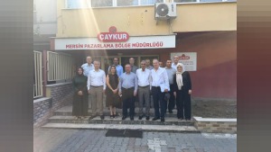 ÇAYKUR Genel Müdürü Yusuf Ziya Alim, Mersin’de pazarlama çalışmalarını inceledi