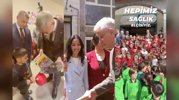 Sağlık Bakanı Kemal Memişoğlu: 500 bin çocuğu sağlık elçisi yaptı