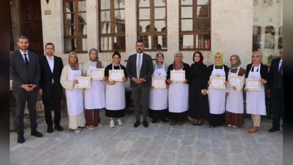 Şanlıurfa’da Yöresel Urfa Yemek Kursu: 8 kursiyere sertifika verildi