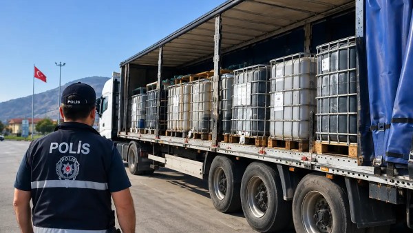 Iğdır'da Park Halindeki TIR'a Operasyon: 9 Ton Kaçak Akaryakıt Ele Geçirildi