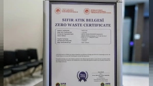 Mersin Yenişehir Belediyesi'ne Bakanlıktan Sıfır Atık Belgesi