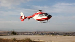 Beypazarı’nda Kalp Krizi Geçiren Fatma S. Helikopter Ambulansla Ankara’ya Sevk Edildi
