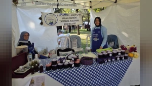 Candarlı kadınlarından Bursa Gastronomi Festivali’nde yaban mersini rüzgârı