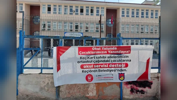 Keçiören Belediyesi'nden Öğrencilere Okul Servisi Desteği