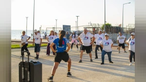Mersin’de Muhtarlardan Sahilde Sabah Sporu ve Hareketli Yaşam Çağrısı