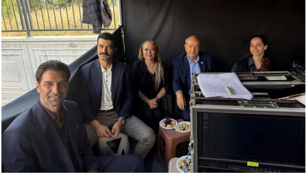 Sevdan Bir Ateş Dizi Setine Ersin Tatar’dan Sürpriz Ziyaret