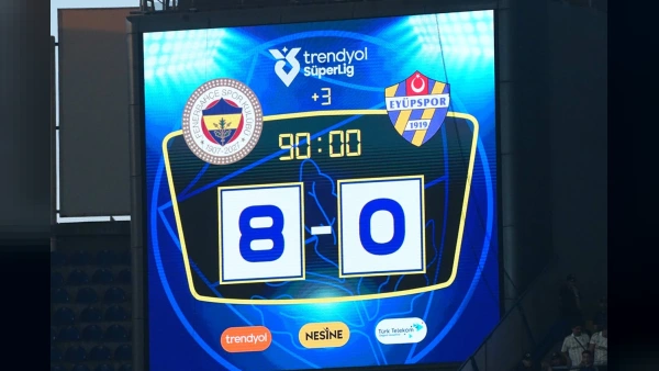 Fenerbahçe'nin Tarihi 8-0'lık Eyüpspor Galibiyeti Avrupa Basınında Yankı Uyandırdı