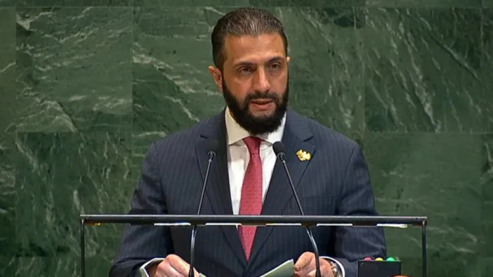 Suriye Lideri Ahmed Şara'dan BM'de Tarihi Çıkış: İsrail İşgal Ettiği Golan'dan Çekilmeli!