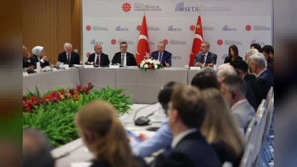 Cumhurbaşkanı Erdoğan New York’ta ABD’li Düşünce Kuruluşlarıyla Buluştu