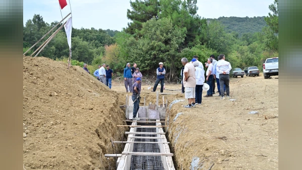 Manisa Büyükşehir Belediyesi Gördes Kıranköy'de Tarımsal Sulama Göleti İnşaatına Başladı