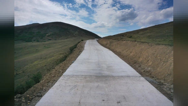 Ordu'da Yaylaları Birleştiren Güzergahta Beton Yol Çalışmaları Sürüyor