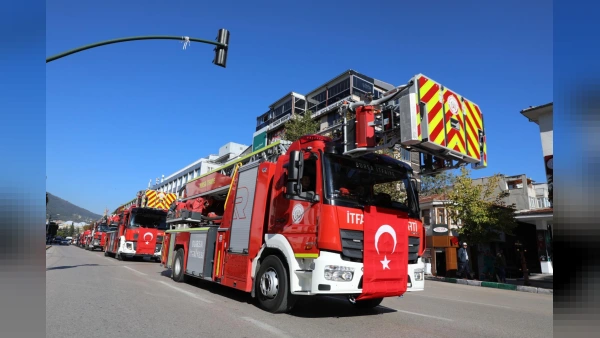 Bursa İtfaiyesi 312 Yaşında: Ağustos Ayında 2 Bin 480 Olay Geride Kaldı