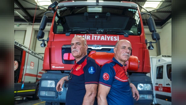 İzmir'de 33 Yıllık İtfaiyeci İkizlerin Sıra Dışı Yaşam Öyküsü