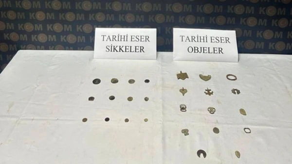 Karabük'teki Tarihi Eser Operasyonunda 12 Sikke ve 14 Obje Yakalandı