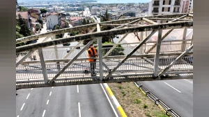 Kocaeli'de Santral Rampası'nda Yenileme Çalışmaları Tamamlayıcı İşlerle Sürüyor
