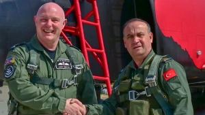 Türk ve İngiliz Hava Kuvvetleri Komutanlarından Konya'da Ortak F-4E/2020 Uçuşu