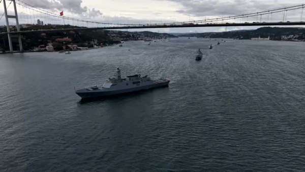 Preveze Deniz Zaferi'nin 488. Yılında İstanbul Boğazı'nda 15 Gemilik Görkemli Geçit Töreni