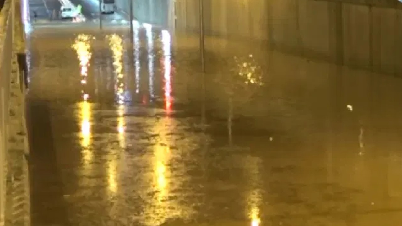 Zincirlikuyu Alt Geçidi Sular Altında