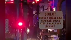 Düzce'de Doğal Gaz Tesisinde Yangın: 1 İtfaiye Eri Yaralandı