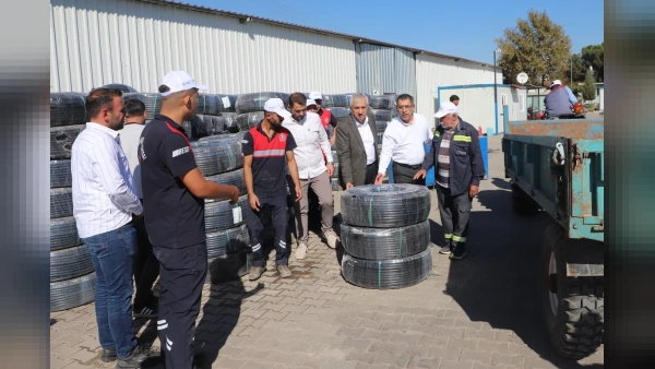 Manisa'dan Tarıma Cansuyu: 7 Milyon Metreyi Aşan Damlama Sulama Borusu Dağıtıldı
