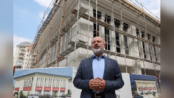 Kayseri Kocasinan'da Sinan Kütüphanesi Çalışmalarında Son Aşama