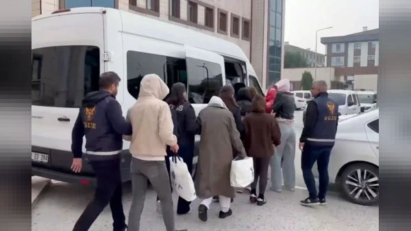 Düzce'de Masaj Salonlarına Fuhuş Operasyonu: 5 Şüpheli Tutuklandı