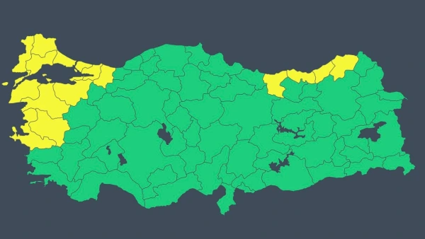 İçişleri Bakanlığı'ndan Çok sayıda İle Kritik Sağanak ve Fırtına Uyarısı