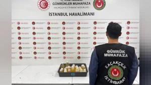 İstanbul Havalimanı'nda 34 Kilo 400 Gram Kokain Ele Geçirildi