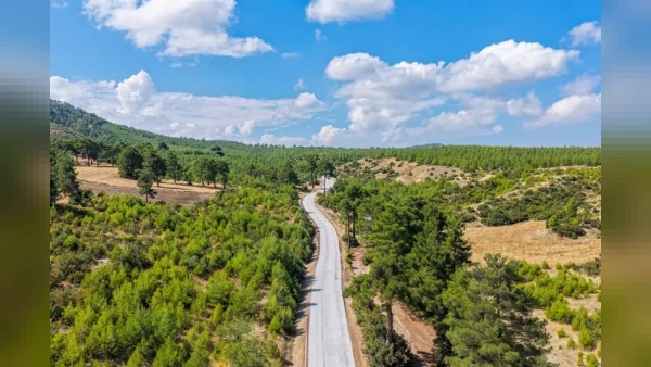 Denizli'de Honaz ile Bozkurt Arasındaki 9 Kilometrelik Yeni Bağlantı Yolu Tamamlandı