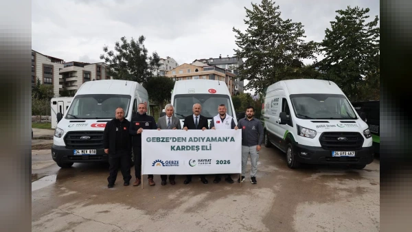 Gebze Belediyesi ve Hayrat Derneği’nden Adıyaman’daki Öğrencilere Yardım Desteği