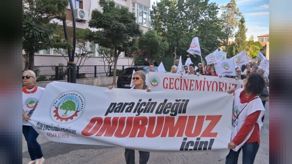 Tüm Emeklilerin Sendikası Keşan Şubesi'nden Maaş Tepkisi Yürüyüşü