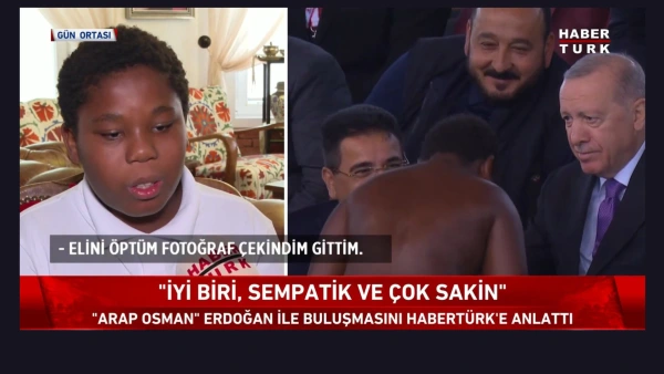 Cumhurbaşkanı Erdoğan Yağlı Güreş Kupası'nda Küçük Pehlivanla Görüştü