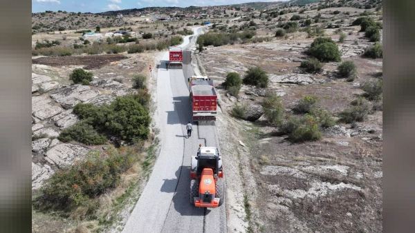 Manisa'da 35 Kilometrelik Yol Yenileme Çalışmasında Sona Yaklaşıldı