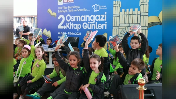 Minik okurlardan Osmangazi Kitap Günlerine yoğun ilgi