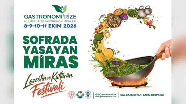 Rize Gastronomi Günleri Başlıyor: Yöresel Lezzetler 8-11 Ekim'de Buluşuyor