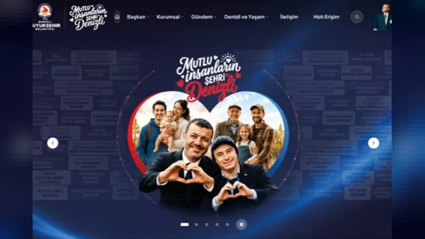 Denizli Büyükşehir Belediyesi resmi internet sitesini yeniledi