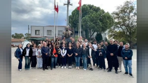GTÜ öğrencileri Akhisar'da saha çalışması gerçekleştirdi