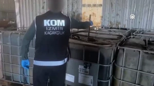 İzmir'de katı atık tesisinde 10,1 ton kaçak akaryakıt ele geçirildi