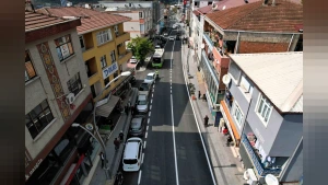 Kocaeli Büyükşehir Belediyesi Dilovası Bağdat Caddesi'ni yeniledi