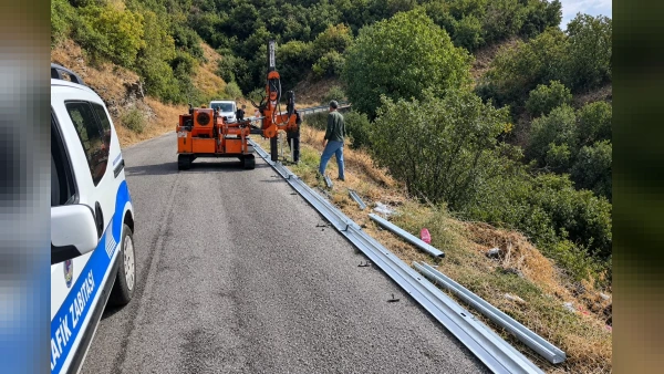 Manisa genelinde 33 bin metre oto korkuluk montajı yapılacak