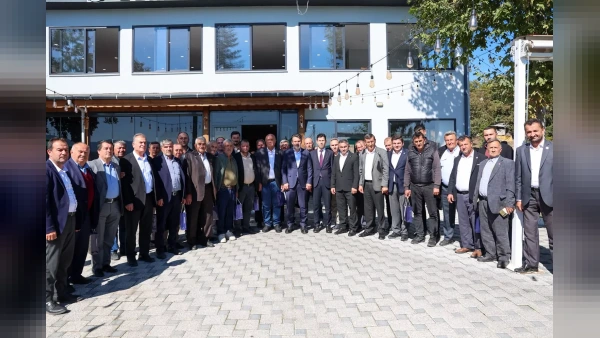 Şahin Biba Büyükorhan'da 43 mahalle muhtarıyla buluştu
