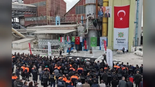 Turhal Şeker'de 93. kampanya dönemi başladı
