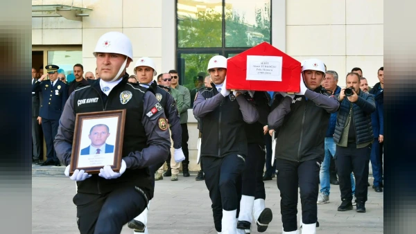Şehit Polis Ahmet Türkoğlu Ankara'da Son Yolculuğuna Uğurlandı