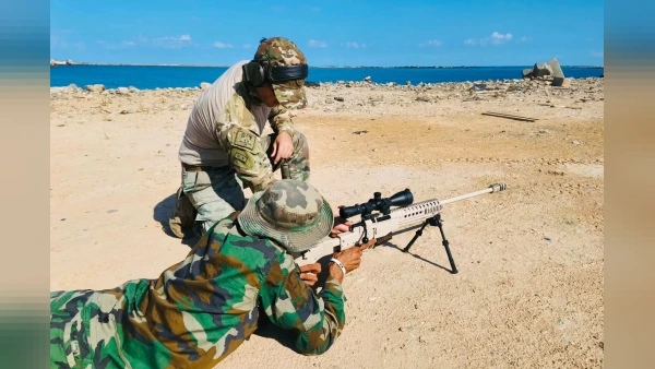 Türk SAT timi Libya'da askeri eğitim veriyor