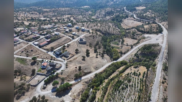 Manisa Yuntdağı bölgesinde 6 mahallenin 22,5 kilometrelik yolu yenilendi