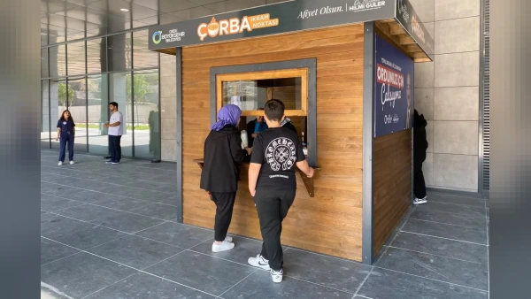 Ordu Şehir Hastanesinde ücretsiz çorba ikramı başladı