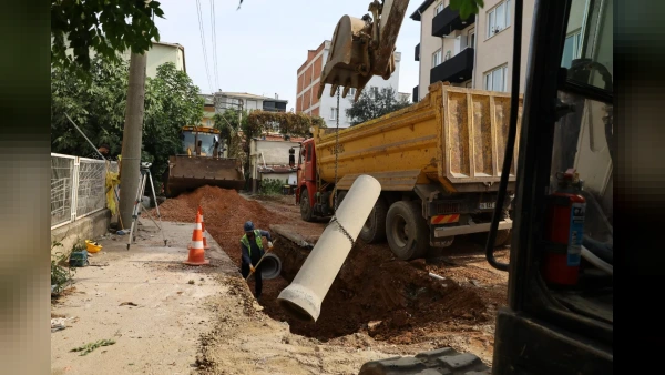 Bursa Hüdavendigar'da 340 Metrelik Altyapı Hattı İnşa Ediliyor