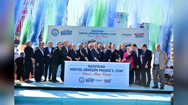 Davutkadı Kentsel Dönüşüm Projesi'nde 2. etabın temeli atıldı